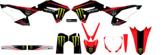 D-COR 20-10-446 Complete Kit Monster Energy White Bag Hon