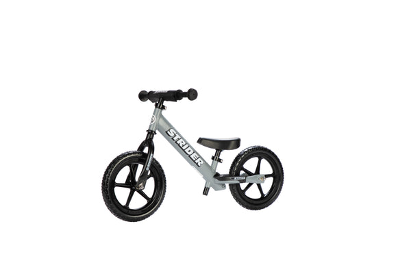 STRIDER ST-S4MG 12 Sport Bike in Matte Grey - Balance Training Bike for Kids