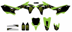 D-COR 20-20-134 Complete Kit Monster Energy Slash Black Background