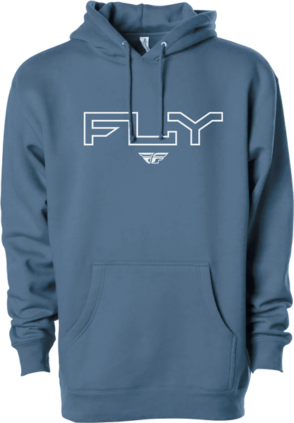 FLY RACING Fly Edge Hoodie Storm Blue - Part Number 354-0307S