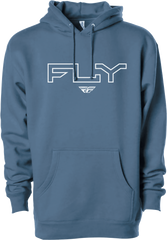 FLY RACING Fly Edge Hoodie Storm Blue - Part Number 354-0307S