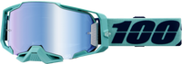100% Armega Goggle Esterel Mirror Blue Lens - Part Number 50005-00017