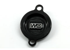 WORKS Oil Filter Cover Black Part Number 27-100 for KTM/Husqvarna/Gas Gas