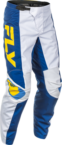 F 16 Pants White/Dark Blue/Yellow Sz 40