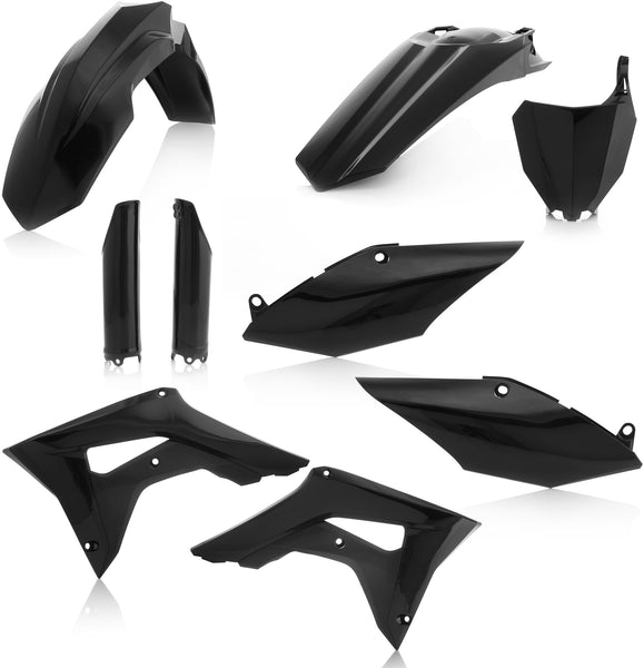 ACERBIS Full Plastic Kit Black - Part Number 2630700001