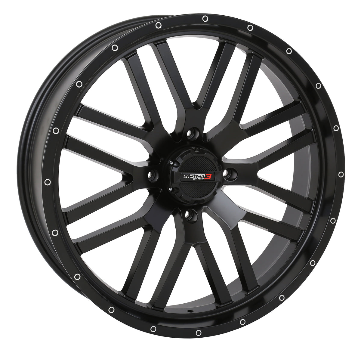 St3 Wheel 24x7 4+2.5 (+10mm) 4/137 4 Matte Black