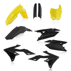 ACERBIS Full Plastic Kit - Yellow/Black - Part #2686551017