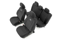 Rough Country | Seat Covers | FR & RR | Double Cab | Toyota Tacoma 2WD/4WD (2016-2023) | 91031