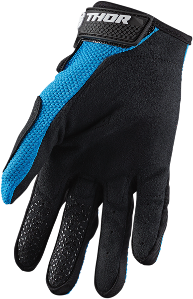 THOR Youth Sector Gloves - Blue/Black - Large 3332-1520