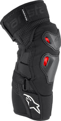 Alpinestars Bionic Pro Plasma Knee Protector Black/Red/White Lg/Xl - 6503125-132-LXL