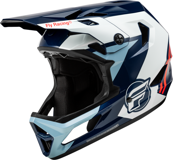 FLY RACING Youth Rayce Bicycle Helmet Red/White/Blue 73-3612YL