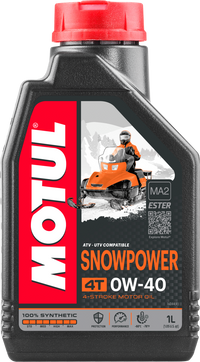 MOTUL 105891 Snowpower 4t Synthetic Engine Oil 0W40 - 1 Liter