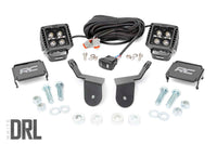 Rough Country | LED Light Kit | Cage Mount | 2" Black Pair | White DRL | Honda Pioneer 1000/Pioneer 1000-6  | 92011