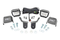 Rough Country | LED Light Kit | Cage Mount | 2" Chrome Pair | Wide Angle | Honda Pioneer 1000  | 92012