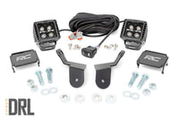 Rough Country | LED Light Kit | Cage Mount | 2" Black Pair | Amber DRL | Honda Pioneer 1000/Pioneer 1000-6  | 92021