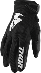 THOR Sector Gloves - Black/White - XL 3330-5857