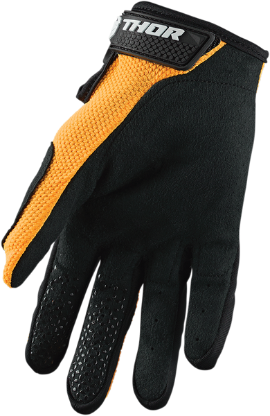 THOR Youth Sector Gloves - Orange/Black - Medium 3332-1524