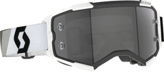 SCOTT Fury LS Goggle - Premium Black/White with Grey Works Lens (Part Number: 272827-7702327)