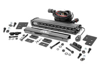 Rough Country | LED Light Kit | Bumper Mount | 12" Black Single Row | Polaris Ranger XP 1000  | 93014