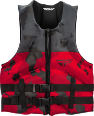 FLY RACING Neoprene Vest Red 2x - Part Number 142424-100-060-20