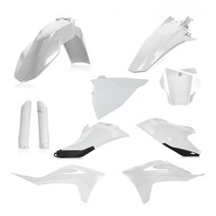 ACERBIS Full Plastic Kit Gas/KTM - Part Number 2872791035 - White/Black