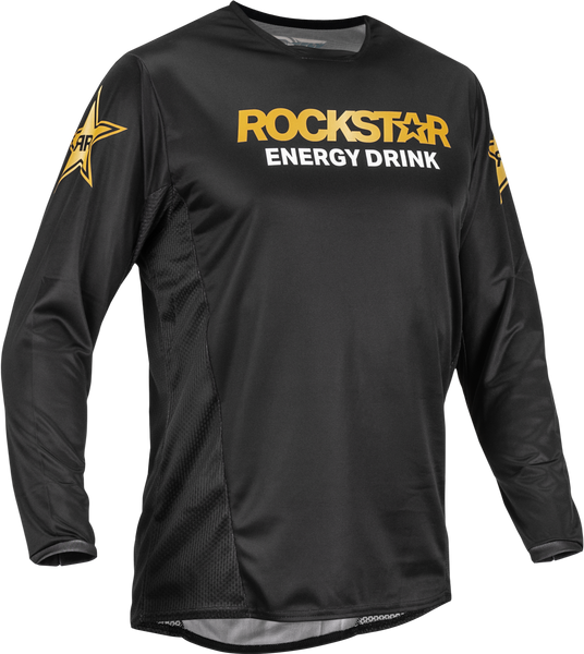 Kinetic Rockstar Jersey Black/Gold Lg