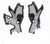 ACERBIS X Grip Frame Guard Black/Silver - Part Number 2911461001