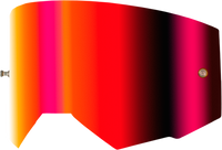 Single Lens W/ Post Adult W/ Light Red Mirror/Amber Lens