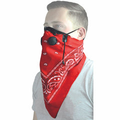 ATV TEK Dust Mask Bandanna Red BDMRED