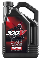 MOTUL 104135 300V Offroad 4T Competition Synthetic Oil 5W40 - 4 Liter