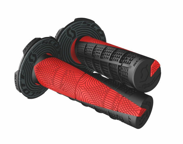 SCOTT Deuce 2 Grip Black/Neon Red - Part Number 219627-4948