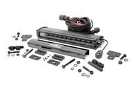 Rough Country | LED Light | Bumper Mount | 12" Black Single Row | Can-Am Defender HD 8/HD 9/HD 10 | 97001