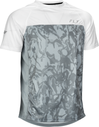 FLY RACING Super D Jersey Light Grey Camo/White - Part Number 352-8142S