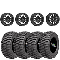 Valor V09 Beadlock Satin Black on AMS M1 Evil