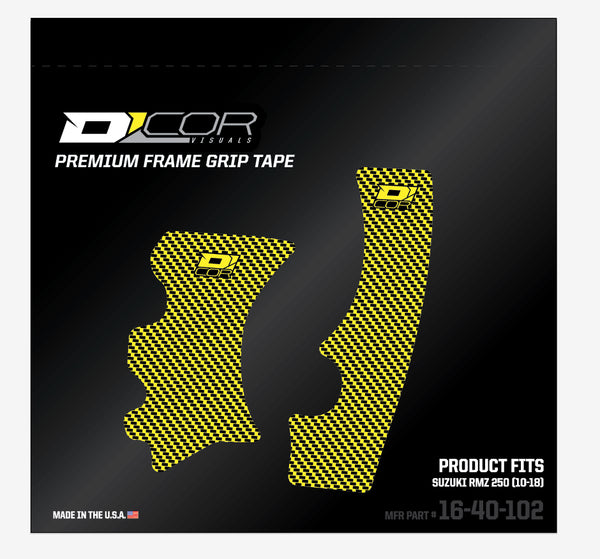 D-COR Frame Grip Guard Decal Yellow - Part Number 16-40-102