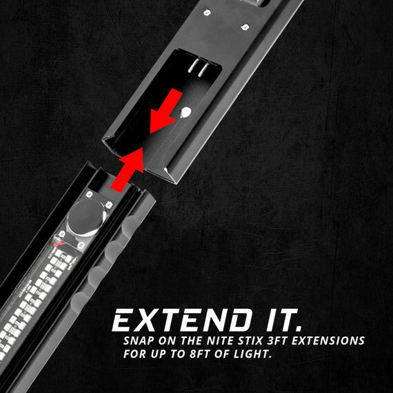 XK GLOW XK-NS-EXT 3ft Nite Stix Extension Light - Versatile LED Work Light