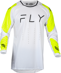 FLY RACING Evolution Dst Jersey White/Hi Vis MD - Lightweight and Ventilated