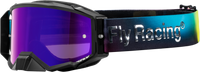 FLY RACING Zone Elite Legacy Goggle - Fuschia/Elec Blu/Hi Vis with Lens (Part No: 37-51906)