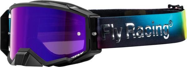 FLY RACING Zone Elite Legacy Goggle - Fuschia/Elec Blu/Hi Vis with Lens (Part No: 37-51906)