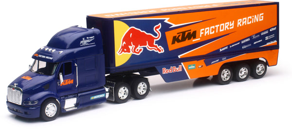 NEW-RAY 14393 Replica 1:32 Semi Truck Red Bull KTM Race Truck