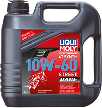 LIQUI MOLY Street Race Synthetic 4T Oil - 10W-60 - 60L - Part Number 2724