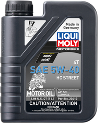 LIQUI MOLY HC Street Oil 5W-40 - 1L - Part Number 20412