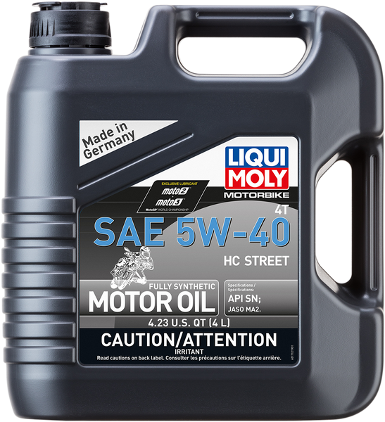 LIQUI MOLY HC Street Oil 5W-40 - 4L - Part Number 20414