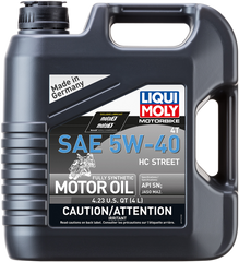 LIQUI MOLY HC Street Oil 5W-40 - 4L - Part Number 20414