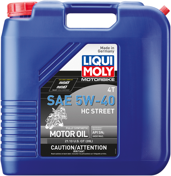 LIQUI MOLY HC Street Oil - 5W-40 - 20L - Part No 20416