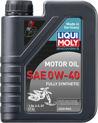 LIQUI MOLY Snowbike Synthetic Oil - 0W-40 - 1L - Part Number 20356