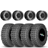 Valor V06 Beadlock 15x8 Gloss Black 6+2 on Gladiator X Comp 10 Ply 32x10-15