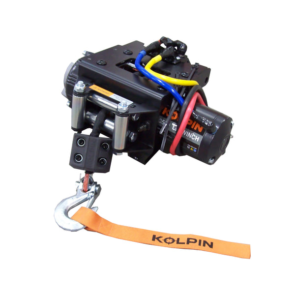 KOLPIN Quick Mount Winch 3500 Synthetic Pol - Part Number 26-3210