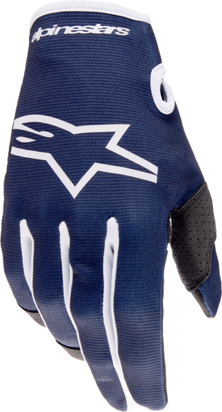 Alpinestars Radar Gloves Night Navy/White XL - Comfortable and Durable Riding Gear