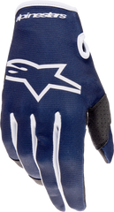 Alpinestars Radar Gloves Night Navy/White XL - Comfortable and Durable Riding Gear